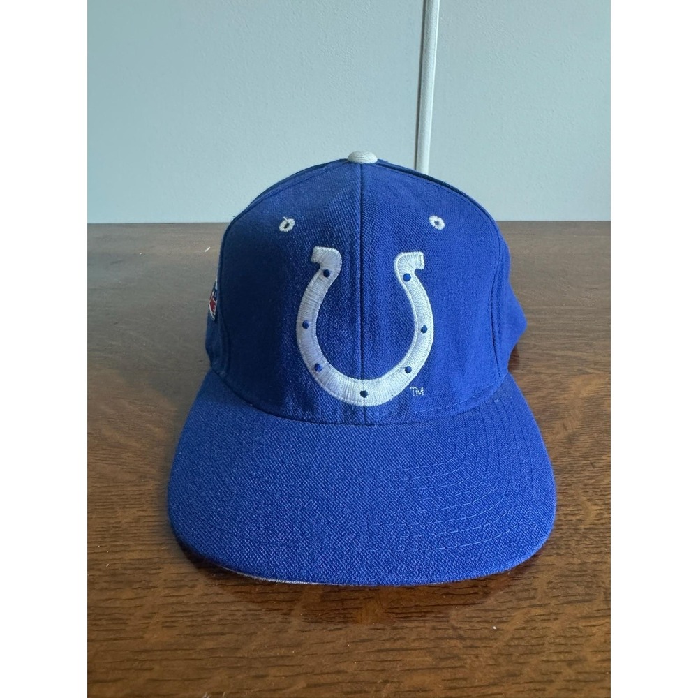 Vintage Indianapolis Colts Hat Cap‎ Fitted Mens 7-7 3/4 NFL Football Starter 90s
